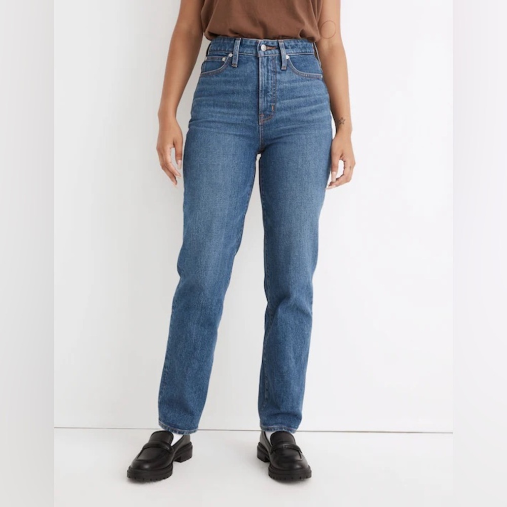 Madewell The Curvy Perfect Vintage Straight Jean High Rise Retail $128
